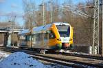 VT 646 (646.040) ist am 05.02.2015 unterwegs als RB 68980 zwischen Potsdam-Rehbrücke und Potsdam Medienstadt Babelsberg.