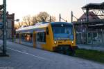 VT 650.739  Bad Saarow  (650 739-5) ODEG - Ostdeutsche Eisenbahn GmbH als RB34 (RB 68890) von Stendal nach Rathenow in Stendal. 17.03.2016