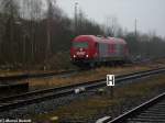 OHE 270082 rangiert im Bahnhof Ottbergen um sich sich vor ihren Zug zu setzen.