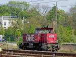 15004 der OHE stand am 1.5.2009 in Sangerhausen.