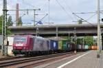 OHE BR 185 534 mit CZ bei Hamburg-Harburg, 04.08.2010