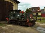 KÖF 0207 der OHE war abgestellt beim kleinbahnjubiläum im bhf bleckede am 13.04.14