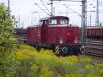 Lok 5 der PBSV stand am 26.08.2008 auf einem Abstellgleis in Nordhausen-Nord