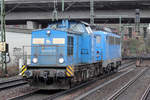 Press 204 033-9 mit Press 140 037-1 am Haken in Hamburg-Harburg 16.1.2018