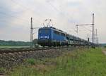 140 810-3 (PRESS 140 041-5) mit Autotransportzug in Fahrtrichtung Wunstorf.