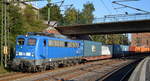 PRESS  140 047-9  (NVR-Nummer:  91 80 6140 801-2 D-PRESS ) für METRANS mit Containerzug am 22.09.20 Bf.