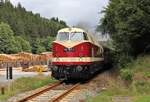 Am 23.08.20 fuhr 118 757-4 (PRESS) einen Sonderzug (1820) von Chemnitz Hbf nach Katzhütte.