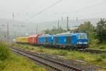 PRESS Dualvectron 248 105-9 & 248 027 mit Messzug in Wuppertal Steinbeck, am 23.07.2023.