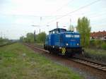 346 018 7 der Pressnitztalbahn in Bhlen am 26.04.2005