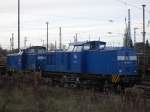 293 026 und 346 024 standen am 07.11.2010 in Stendal.