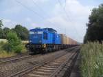 Am 30.06.2012 fuhr 293 026 mit einem Hackschnitzel (Zugnummer 25505)von Niedergrne nach Stendal.Gruss an den Lokfhrer zurck fr das schne Hupen.