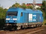 253 015-8(223 052-2)beim rangieren im Bahnhof Rostock-Bramow.18.07.2014 