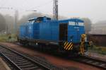 Die 293 046-7 (92 80 1293 505-4 D-PRESS) steht am 14.09.2014 in Zwickau (Sachs) Hbf.