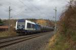 Kesselwagenzug 69083 von Hamburg nach Hof mit INTEGRO 223 152 und 140 .... Aufgenommen kurz vor Plauen am 14.11.15