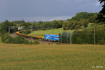 Die 253 014 mit leerem Langschienenzug von Jüterburg nach Nürnberg als DGS 62113.