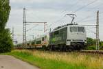 111 215 Railadventure mit ICE-L Talgo in Dedensen Gümmer, am 06.07.2024.