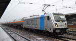 Raildox mit der neuen Rpool  187 341-3  [NVR-Number: 91 80 6187 341-3 D-Rpool] mit Ganzzug Druckgaskesselwagen am 26.01.19 Bf.