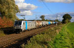 Railpool 187 301 für Raildox mit einem Kesselzug am 09.10.2022 in Engelswacht aufgenommen.