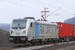 Railpool 187 310-8 am 01.12.2017  12:54 nördlich von Salzderhelden am BÜ 75,1 in Richtung Göttingen