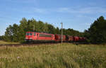 155 182-9 von Railpool mit Schüttgutwaggons unterwegs in Richtung Hamburg.