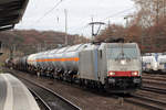 RP 186 451 unterwegs für Lineas in Köln-West 7.12.2018