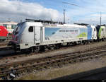 RailPool - Lok 187 008-8 abgestellt im Bahnhofsareal in Basel Badischer Bahnhof am 02.02.2019