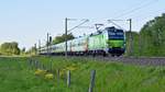 Railpool 193 827, vermietet an BTE, mit FLX 1807 Hamburg-Altona - Köln Hbf.