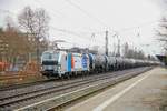 193 994-1  TankMatch Rail  mit Kessel in Hilden, am 18.01.2020.