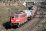 Rpool 151 045-2 auf der Hamm-Osterfelder Strecke in Recklinghausen 27.3.2020