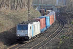 Rpool 186 182-2 auf der Hamm-Osterfelder Strecke in Recklinghausen 20.2.2021