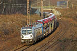 Rpool 187 343-9 auf der Hamm-Osterfelder Strecke in Recklinghausen 24.3.2021