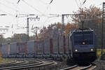 Rpool 186 273-9 unterwegs für LOTOS in Duisburg Abzweig Lohtarstrasse 28.10.2021