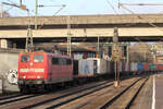 Rpool 151 032-0 in Hamburg-Harburg 11.1.2022