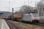 Rpool 186 448 unterwegs für LINEAS in Köln-West 19.1.2022 