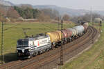 Rpool 193 811-7 unterwegs für VTG bei Harrbach 25.3.2022