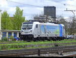 Railpool - 91 80 6 187 005-7 unterwegs in Pratteln am 02.04.2024 .. Standort des Fotografen ausserhalb der Geleisanlagen