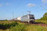 Am Abend des 24.06.24 rollte 6193 131 der Railpool mit einem Kesselwagenzug durch Gräfenhainichen Richtung Bitterfeld.