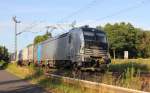 193 804-2 mit Containerzug in Fahrtrichtung Norden.