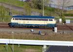 Railsystems RP GmbH 218 381-2 (9280 1218 381-2 D-RPRS) auf der Durchfahrt in Gera am 22.4.2020