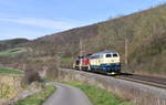 RP 218 466 + 295 004 + 291 037 als DGS 95739 (Maschen Rbf - Gotha) am 18.03.2020 bei Beulshausen