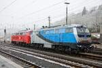 RP 218 376-2 & 218 308-5 Heros in Koblenz Hbf, April 2022.