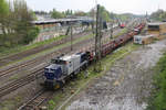 RBH 804 rangiert am 7. April 2017 im Bahnhof Gladbeck West.