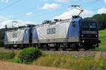 16.07.2017 Streckenabschnitt Uhingen 143 812-6 & 143 916-5 solo Doppeltraktion in Richtung Ulm