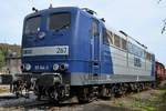 Die RBH-Elektrolokomotive 151 144-3  267  Mitte September 2018 im Eisenbahnmuseum Bochum.