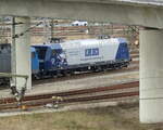 RBH 145 011-3 (91 80 6145 011-3 D-DB) pausiert am 14.02.2022 in Maschen Rbf.