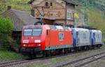 rbh Lokzug in Kaub am 12.04.2022.