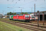 Blick in die Abstellanlagen in Dillingen (Saar) (07.09.2024)