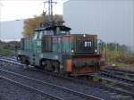 RBH 011 (Henschel 1984 E1200 1600kW)  durchfhrt den Bf Recklinghausen Sd richtung Recklinghausen-Hochlarmark.