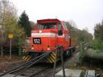 RAG Lok # 552 in Marl am B Rmerstrasse am 11.11.2004