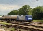 145-CL 206 der RBH Logistics GmbH mit einem Kesselwagenganzzug in Magdeburg Hbf.